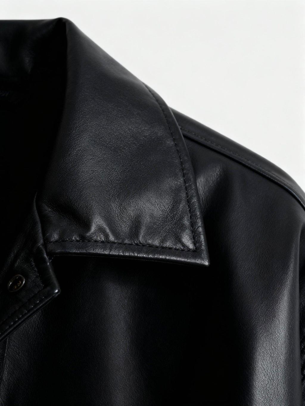 Oversized Leather Jacket