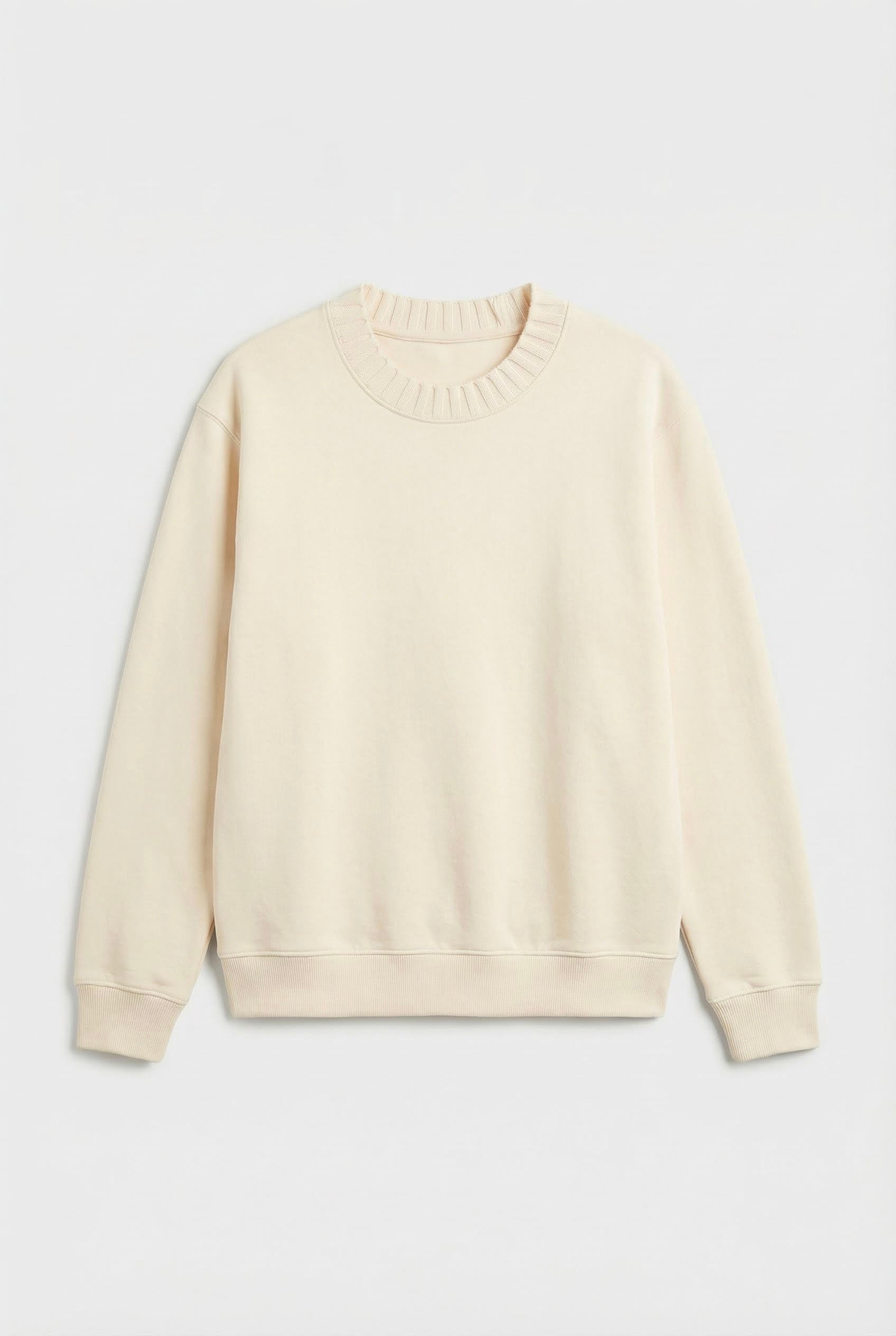 Oversized Knit Sweatshirt