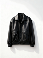 Oversized Leather Jacket