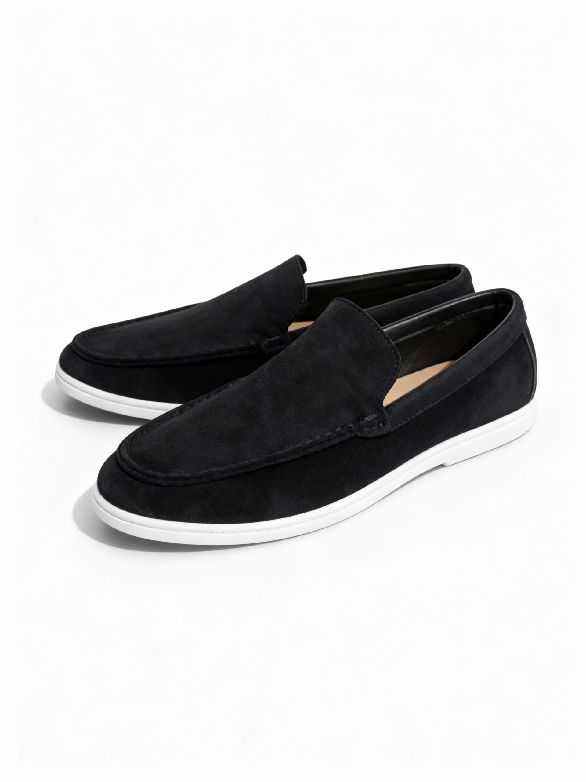 Suede Point Loafer