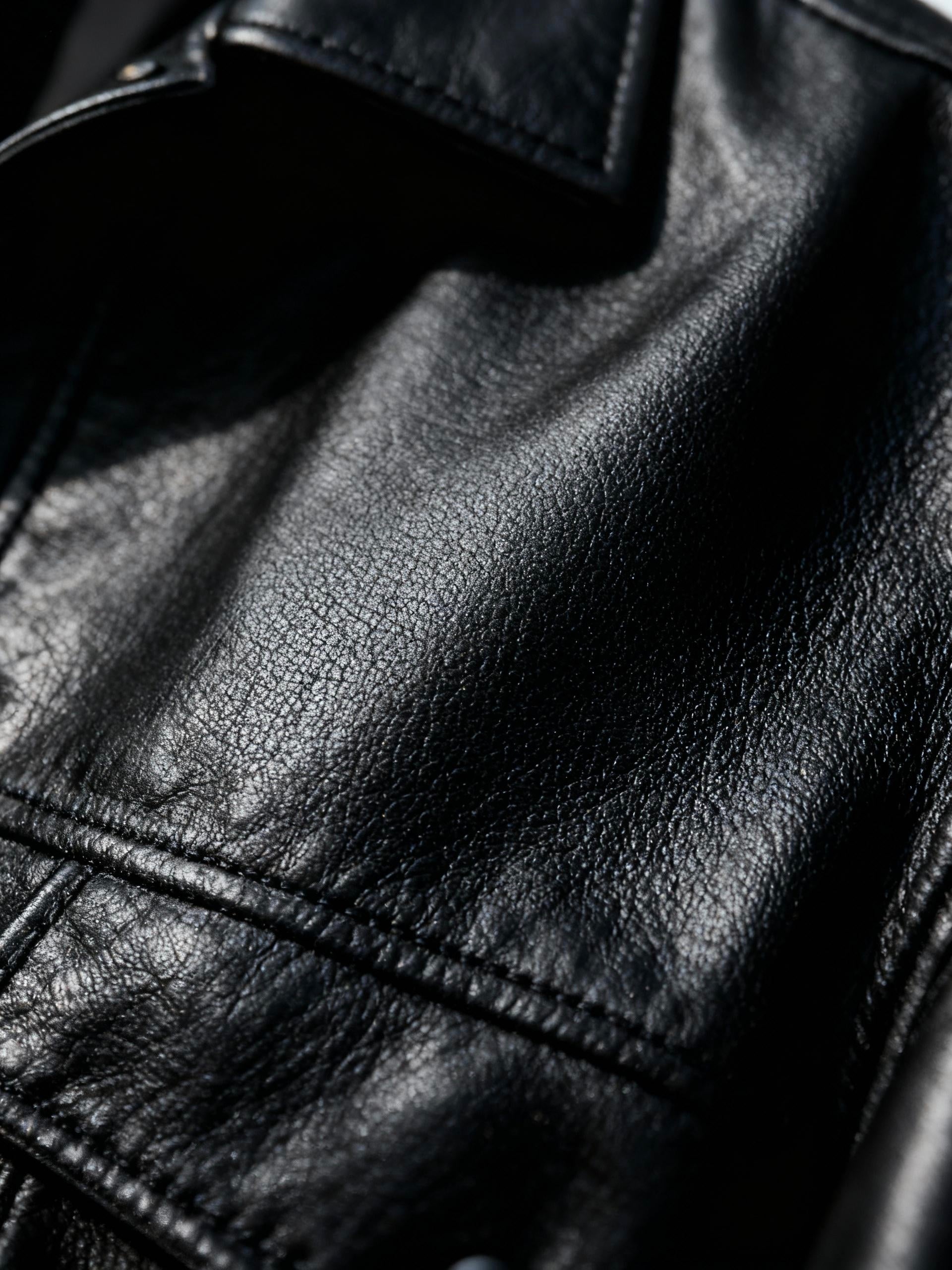 Oversized Leather Jacket