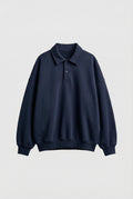 Polo Collar Sweatshirt