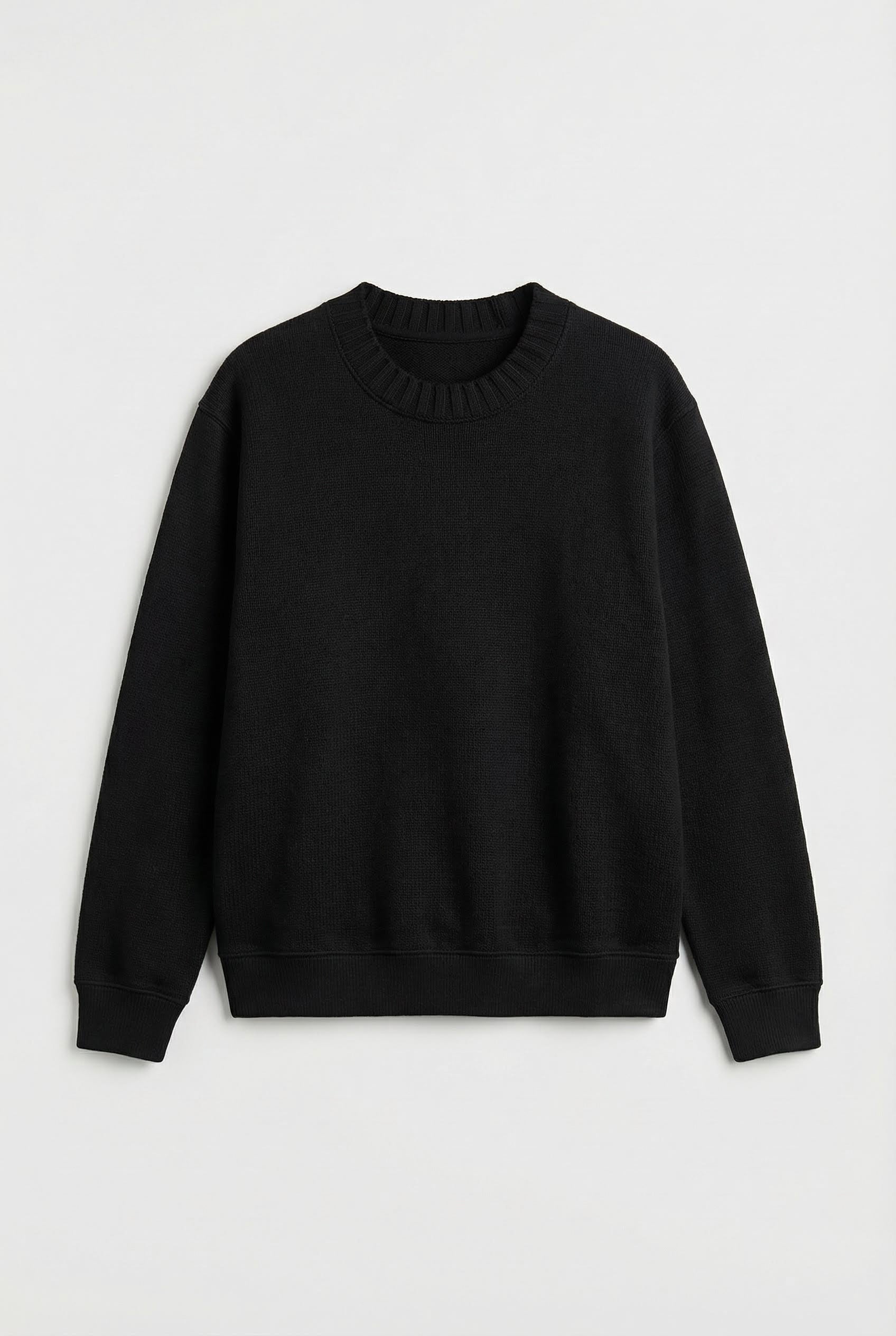 Oversized Knit Sweatshirt