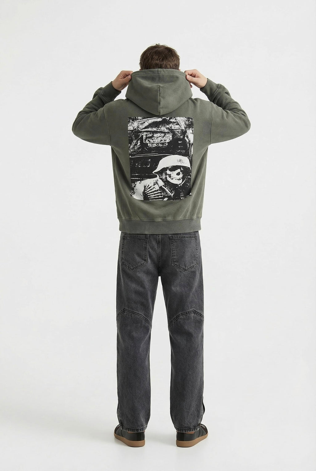 Gradient Washed Hoodie