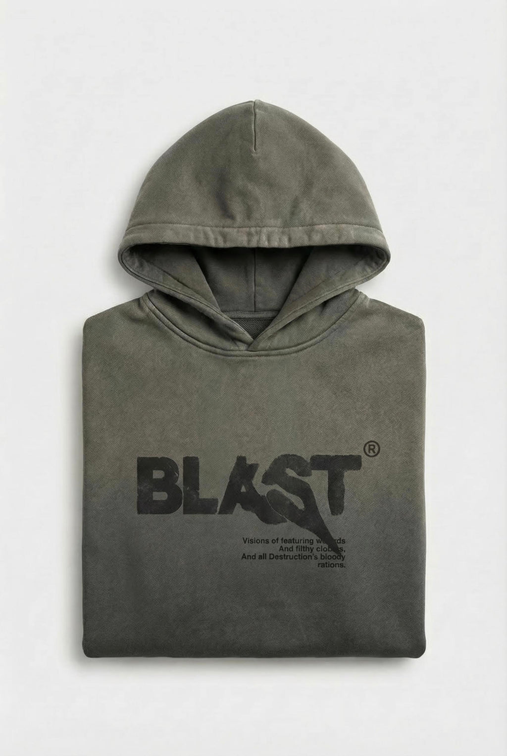 Gradient Washed Hoodie