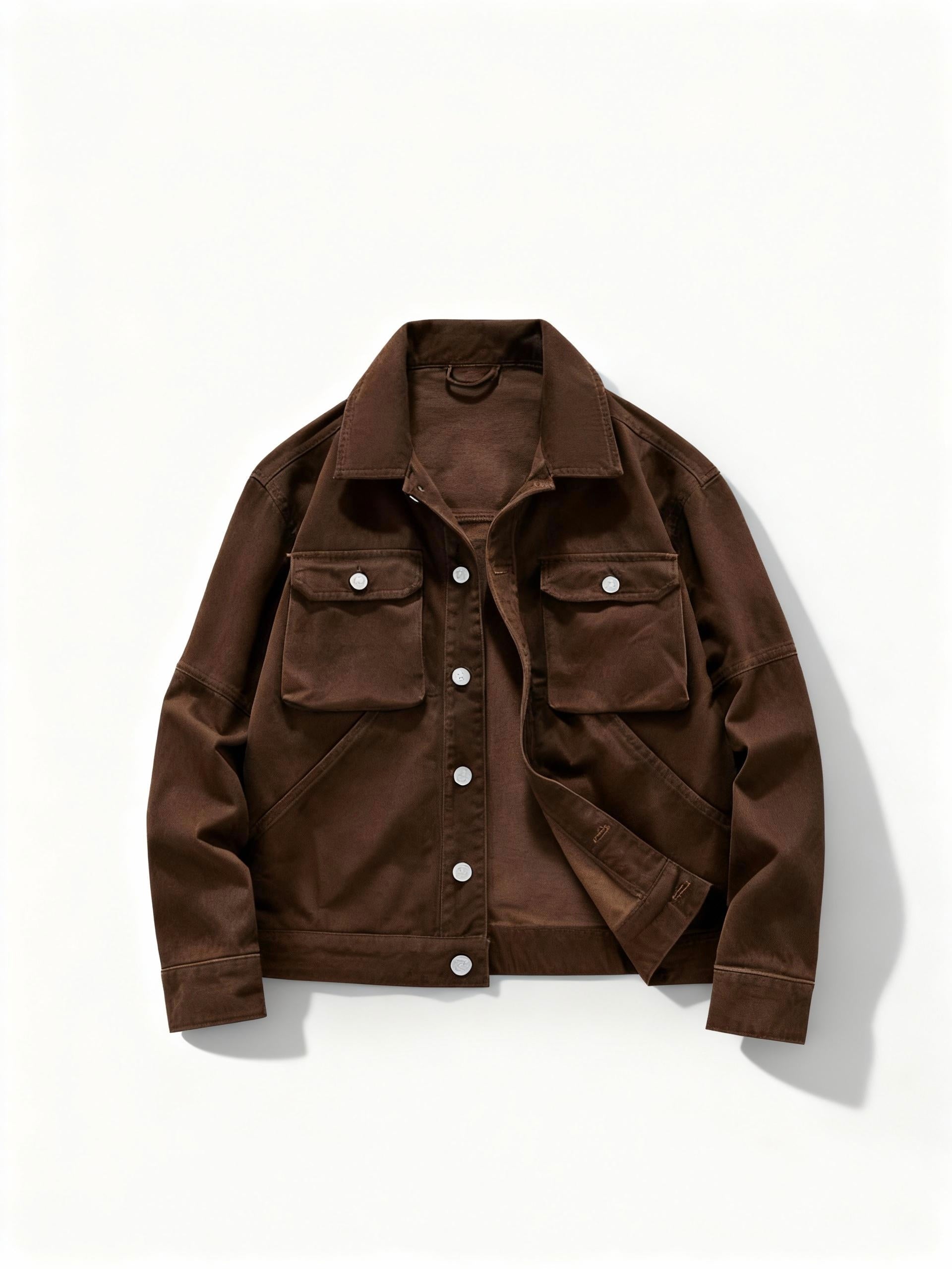 Multi-Pocket Denim Jacket