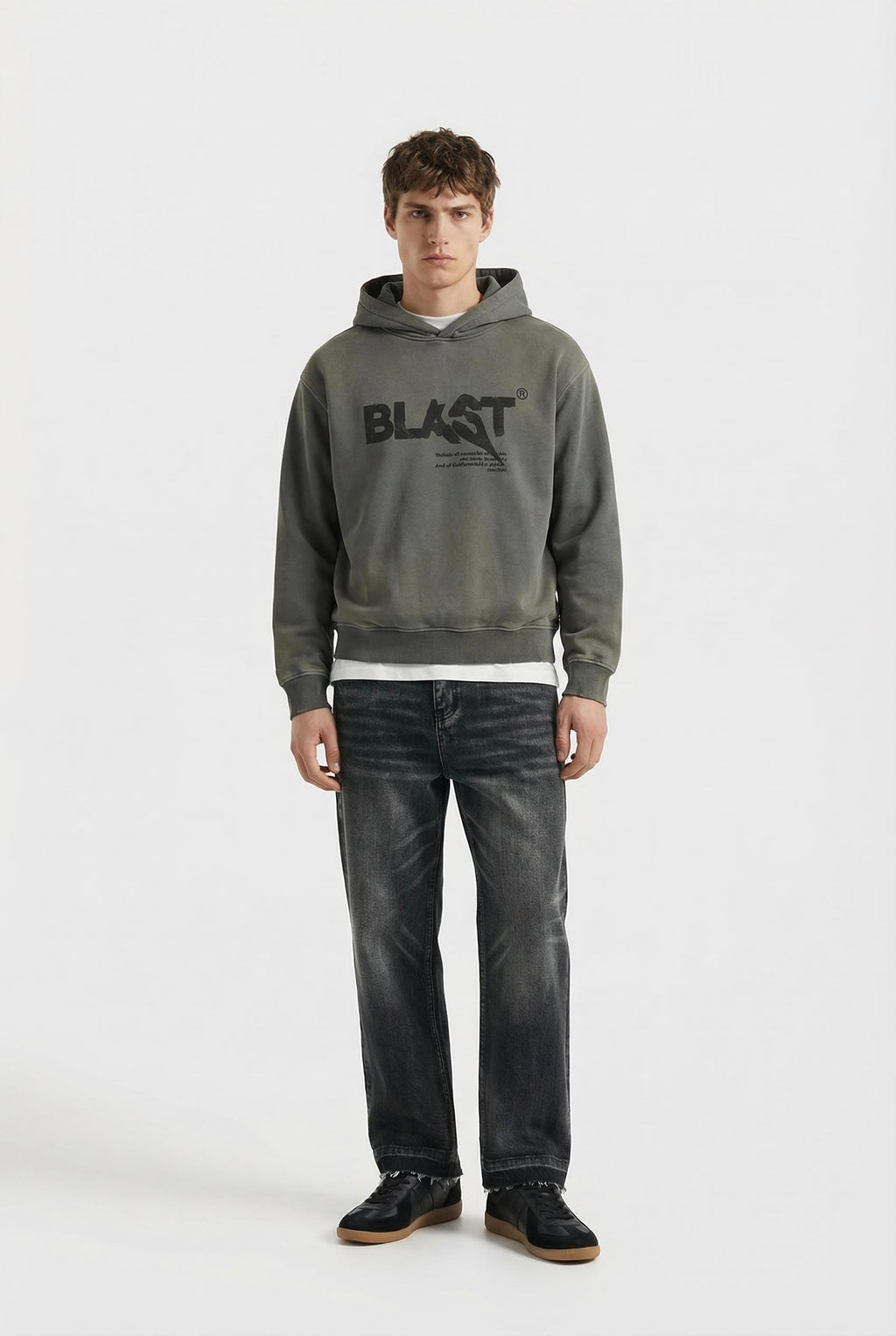 Gradient Washed Hoodie