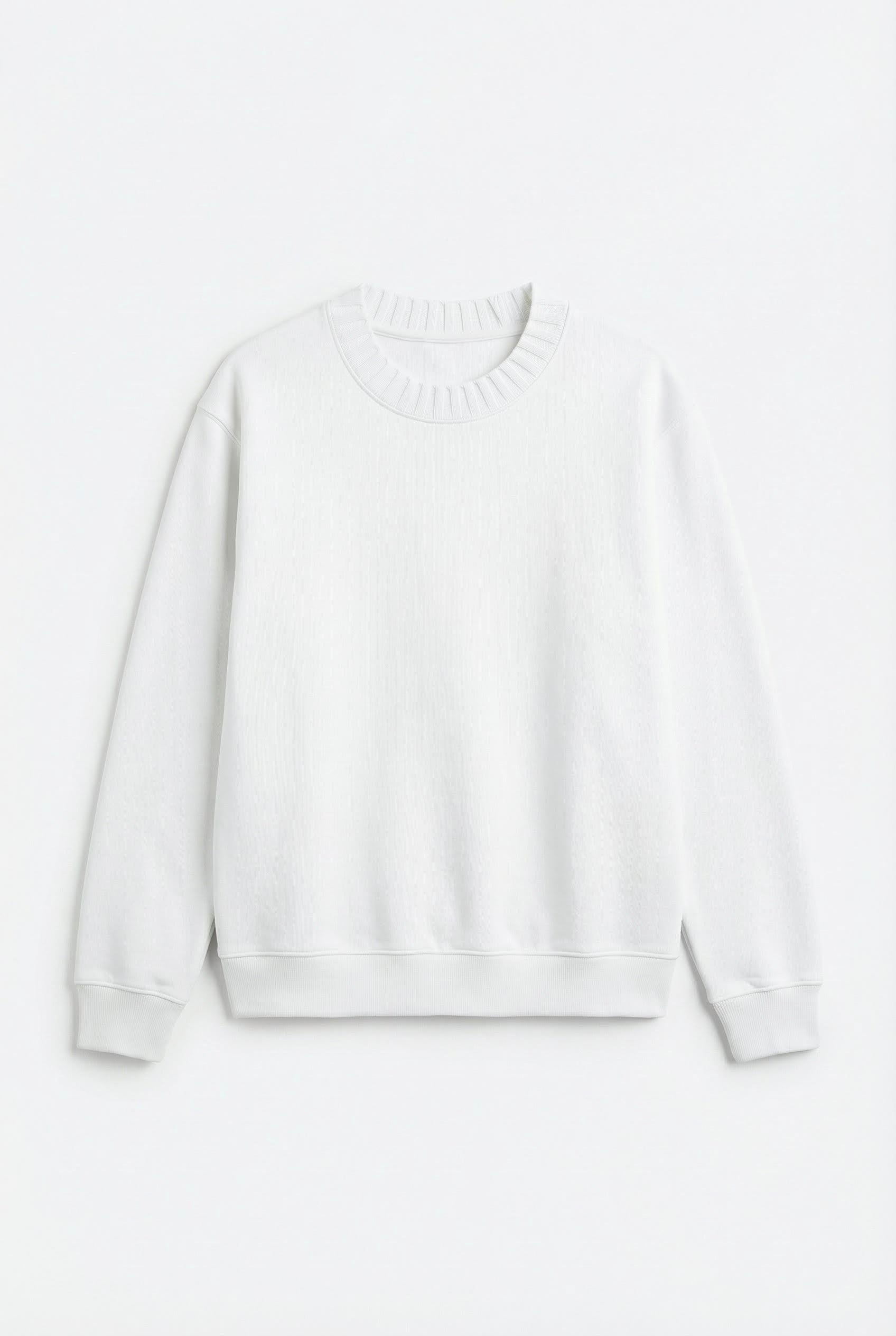 Oversized Knit Sweatshirt