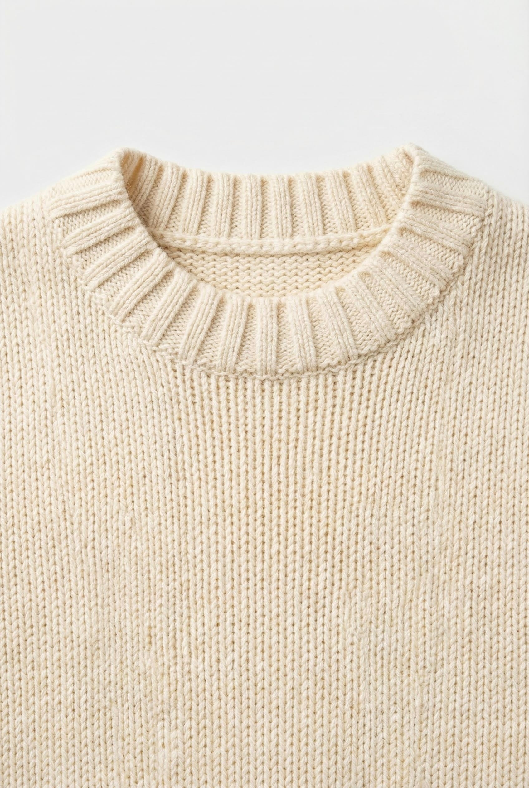Oversized Knit Sweatshirt