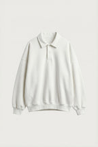 Polo Collar Sweatshirt
